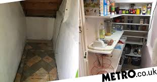This under stairs food pantry shelves diy project will help you transform that unused space under the stairs into a place to store emergency. Mum Transforms Cupboard Under The Stairs Into A Handy Pantry For 50 Metro News