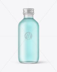 Frosted Glass Cosmetic Bottle Mockup In Bottle Mockups On Yellow Images Object Mockups