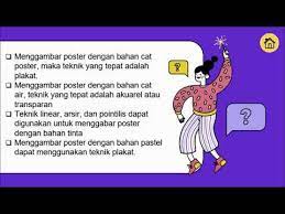 Biasanya menggunakan peletakan garis horizon, letak benda dan jumlah titik hilang. Menggambar Poster Youtube