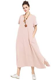 Anysize Linen Cotton Soft Loose Spring Summer Dress Plus Https Www Amazon Com Dp B071v74q6h Ref Cm Sw Summer Dresses Plus Size Outfits Plus Size Dresses