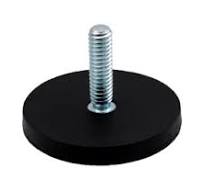Neodymium Rubber‑Coated Pot Magnet Base | Industrial Strong ...
