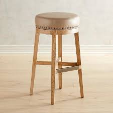 Woodbridge white kitchen island & 2 stools by home styles. Hudson Round Bone Leather Counter Stools