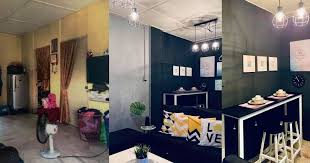 Hiasan dalaman apartment moden kontemporari dekorasi sumber : Guna Bajet Rm1k Lelaki Ini Berjaya Transform Flat 2 Bilik Jadi Setaraf Kondo Vanilla Kismis