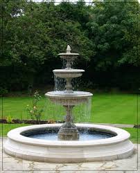 Round Garden Fountain Google Search Water Fountain Design Garden Fountains Decorative Fountains