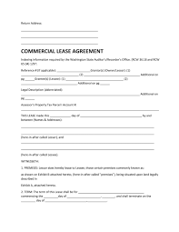 This tenancy agreement form is free of cost and can be used to draft an agreement which should then be signed by the property owner and the tenant. 26 Free Commercial Lease Agreement Templates á… Templatelab