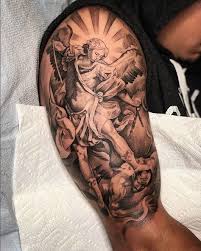 In the arms of an angel tattoo. Arm Greek Angel Tattoo Novocom Top