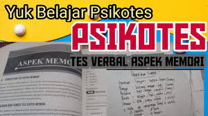 Check spelling or type a new query. Psikotes Tes Verbal Aspek Memori Ii Utbk Ii Soal Psikotes 2021 Youtube