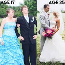 For a wedding shoot, one large photo printed on canvas plus digital images, engagement photos, and an album; High School Prom Vs Wedding Day Her Instagram Brittany Dawn Fitness Brittany Dawn Fitness Transformation Body Best Cardio