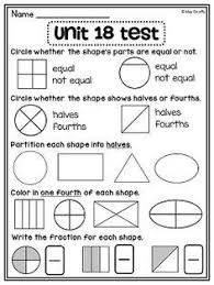 Fraction Worksheets Perfect For 1st Grade Fractions Worksheets 1st Grade Math First Grade Math