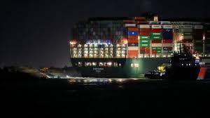 You'll notice evergreen is written across its body but, confusingly, that's branding. Suez Canal Grounded Ever Given Cargo Ship Moves For First Time But It Is Still Unknown When It Will Be Free