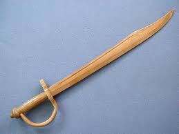 Wooden Pirate Sword Scimitar Captain S Deck Apparel Pirate Sword Wooden Pirates