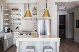 Off whites also pair nicely with large cooking spaces and high ceilings. Off White Kitchen Cabinets Design Ideas