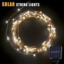 Betterhome 120 Leds Outdoor Solar Powered Led String Lights 19ft Waterproof Copper Wire Lights For Garden Home Party Walmart Com Walmart Com