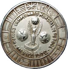 Mexico 1970 World Cup Winner Brazil Exonumia