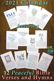 Free printable 2021 calendar in word format. 2021 Christian Printable Calendars Write Them On My Heart