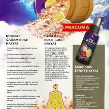 Terdapat 2 tempat perlombongan di dunia iaitu di pakistan & eropah. New From As Legacy Garam Bukit As Legacy Online Facebook