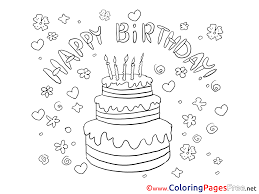 Discover thanksgiving coloring pages that include fun images of turkeys, pilgrims, and food that your kids will love to color. Holiday Happy Birthday Free Coloring Pages