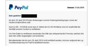 It would pass muster with the average spelling checker. Phishing Mails Betruger Zielen Auf Paypal Kundschaft