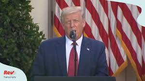 Donald Trump Rose Garden Press Conference Transcript July 14 Rev