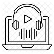 Just download the app, search for your favorite music, then download your favorite songs or albums to your device. Laptop Music Icon Download In Line Style