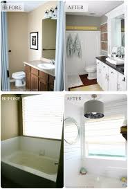 Don't have the cash to gut that iffy bathroom? Before And After 20 Awesome Bathroom Makeovers Hative