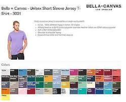 20 Bella Canvas Unisex T Shirt 3001 Wholesale Bulk Lot Ok To Mix Xs Xl Colors