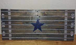 Custom Reclaimed Pallet Wood Sign Nfl Team By Luckycluckfarm Dallas Cowboys Room Wood Pallet Signs Dallas Cowboys Crafts