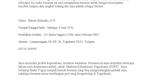 Di mana surat lamaran pekerjaan adalah surat yanbg bertujuan untuk memberitahukan niat kita untuk mendapatkan suatu pekerjaan di tempat. Contoh Surat Lamaran Menjadi Reporter Dalam Bahasa Inggris Contoh Surat