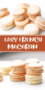 Easy French Macaron With Vanilla Buttercream Filling In 2020 Vanilla Macaron Recipes Buttercream Filling Macaron Recipe