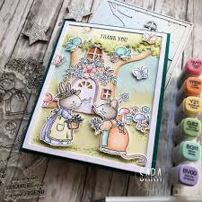I also created an envelope to go with today's card. Hello Bluebird On Instagram We Recently Spotted This Card By Le Cosebelle Di Sara And Thought It W Cards Handmade Marianne Design Cards Handmade Card Making