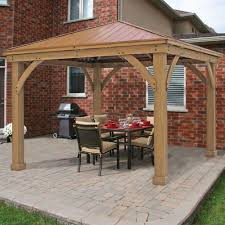 Costco Wholesale Patio Gazebo Backyard Patio Pergola