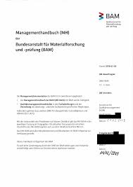 Vorlage managementbewertung / managementreview nach iso 9001:2015. Https Media Frag Den Staat De Files Foi 303178 2019 04 30das Managementhandbuch Der Bam Mh Bam Stand Feb 2019 Geschwrzt Pdf