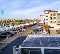 By using horizontal expansion, an offset can be applied to support structures in the x and y direction. Multifamily Solar Carports Solar Carport Designs Roof Solar Panel