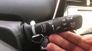 Keep the windshield glass well cleaned, look into automotive glass cleaner, and you likely won't need fresh wiper blades for at least 50k miles. How To Turn On Off Windshield Wipers In Toyota Prius Youtube