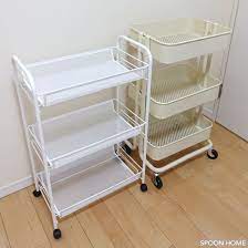 ikeaのhornavanバスルームワゴンとロースコグワゴンを比較した画像 インテリア 収納 収納 収納 アイデア