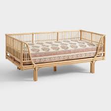 Rattan Day Bed Bohemian Rattan Daybed Mattress Covers Rattan Furniture