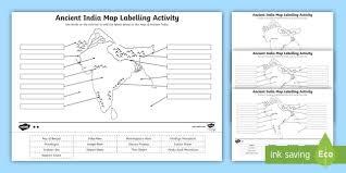 Use an atlas and try to write down on the map all the capital cities of the european countries. Ancient India Geography Worksheet Primary Resource