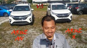 Begitulah cara renew roadtax kereta melalui. Perbezaan Perodua Aruz 1 5 X Dan 1 5 Av Youtube