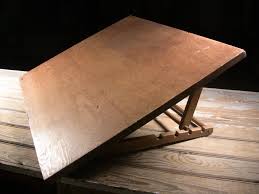 Vintage Wooden Tabletop Drawing Board Folding Artist Easel Drafting Table Adjustable Slant Frame Art Equipme Artist Easel Vintage Tabletop Wooden Drawing Board