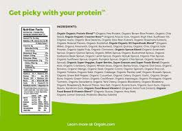 Orgain Usda Organic Plant Protein And Superfoods Powder 2 70 Pounds