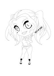 She is the female version of joker. Pin On Kawaii Coloring Pages