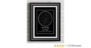 Our First Date Night Sky Art Print Sky Map Chart Print Star Map Prints
