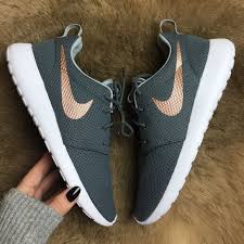 Black And Rose Gold Nikes Womens Nwt Nike Id Custom Rose Gold Swoosh Me Too Shoes Women Shoes Nike Id