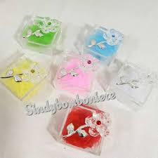 Subito a casa e in tutta sicurezza con ebay! Portaconfetti Comunione Swarovski Fiore Con Ramo Argento Colore Bianco