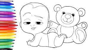 Besides, the baby directs the whole household. The Boss Baby Boss Baby Coloring Page Learn Colors For Kids 2 Youtube