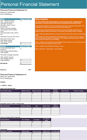 Personal Financial Statement Form - 5+ Printable Formats