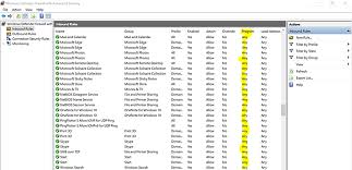 Image result for windows firewall inbound rule
