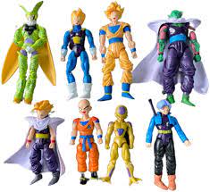 The dragon ball franchise started in the 1980s and to this day is still one of the most popular animes in the world. Amazon Com 8pcs Set Amazing Z Dragon Bal Dbz Joint Movable Action Figures Kids Toys New Idea Toys Games