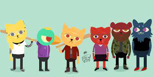 I used to do a lot of drawing of Youtubers and friends as night in the woods  characters. Never really posted any of the art anywhere, so heres some of  them. :) :