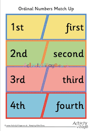 Speaking challenge listening challenge whoops, we thought your browser supported html5 audio and it doesn't. Ordinal Numbers Match Up